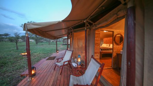 Feature-Accommodation-in-Serengeti-National-Park-Tanzania-View-from-Deck-at-Sunset